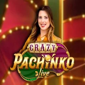 Crazy Pachinko logo by Evolution Panosta Casino