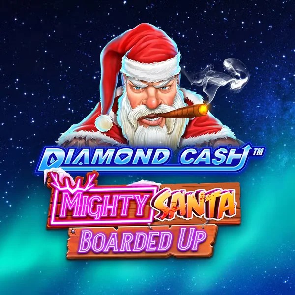 Try Diamond Cash Mighty Santa Boarded Up slot by Greentube on panosta.eu – logo image