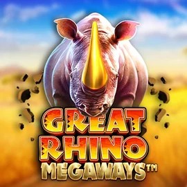 Great Rhino Megaways online game logo by Pragmatic Play on panosta.eu