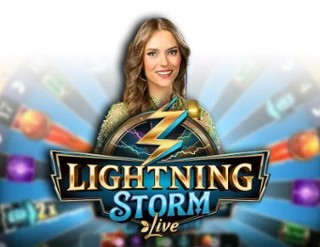 Lightning Storm slot logo by Evolution at Panosta Casino