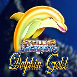 Jackpots logo of Dolphin Gold with Stellar Jackpots from Lightning Box Game at Panosta Casino